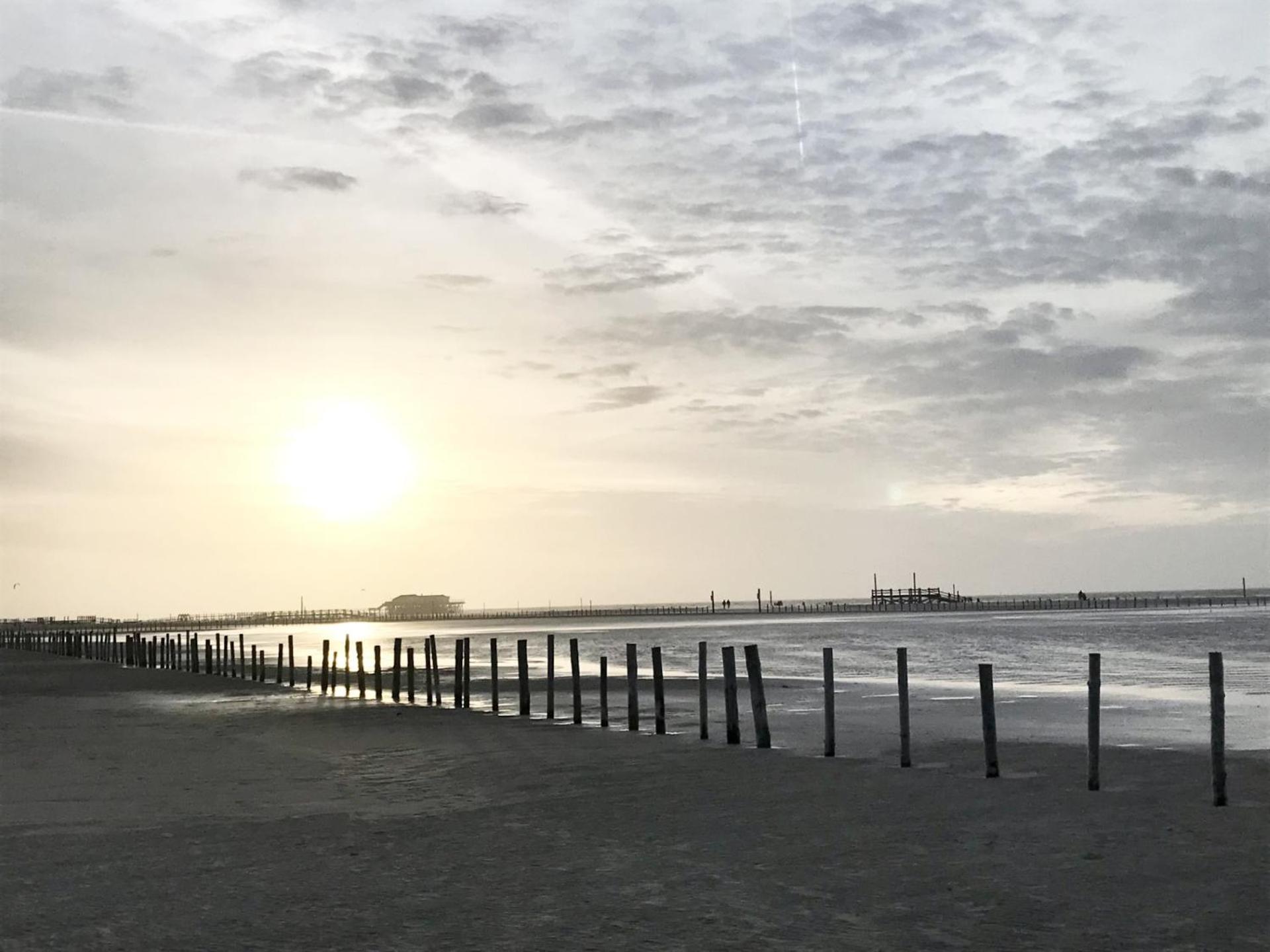 Haus Sommerwind; Wohnung 3 Sankt Peter-Ording Bagian luar foto